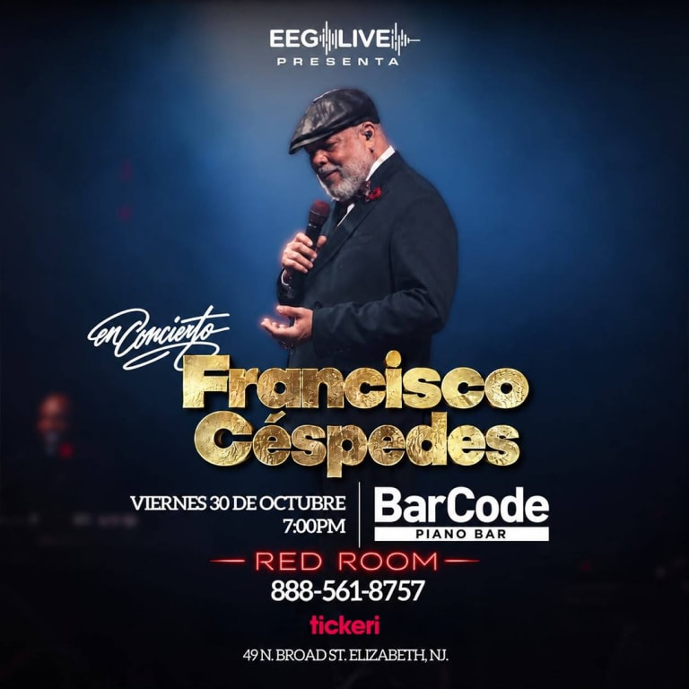 Event - Francisco " Pancho " Cespedes en concierto - Elizabeth, NJ - Fri, October 30, 2026} | concert tickets