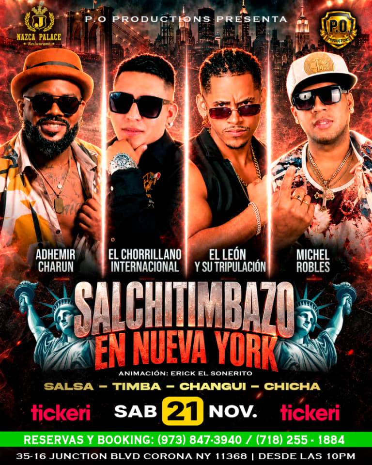 Event - Salchitimbanazo  New york - Corona , New York - November 21, 2026 | concert tickets