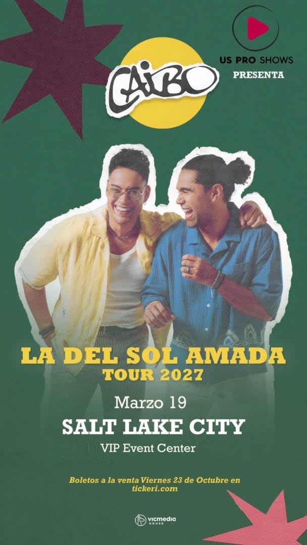 Event - Caibo Salt Lake City  - Salt Lake City, Utah - March 19, 2027 | concert tickets