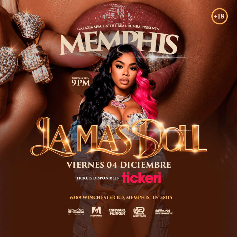 Event - LA MÁS DOLL - Memphis, TN - vie, 4 de diciembre de 2026} | concert tickets