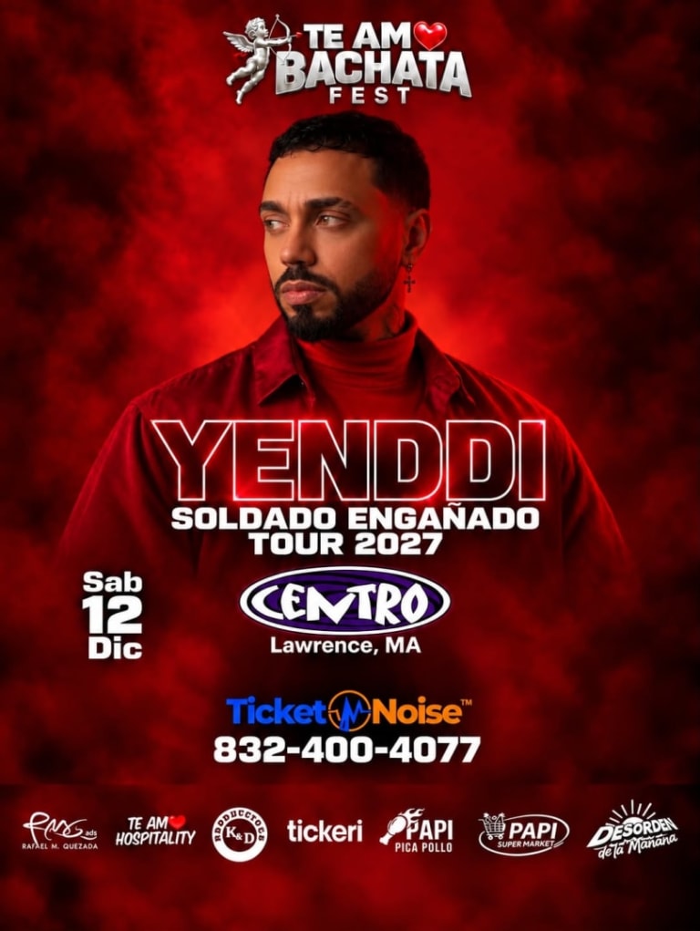 Event - Yenddi - Lawrence, MA - sáb, 12 de diciembre de 2026} | concert tickets