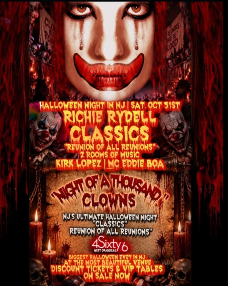 Event - Night of A Thousand Clowns Halloween Party At 4Sixty6 - West Orange, New Jersey - October 31, 2026 | concert tickets