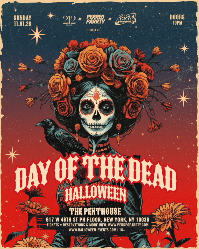 Event - Day Of The Dead: Halloween Dance Party | The Penthouse - New York, New York - November 1, 2026 | concert tickets