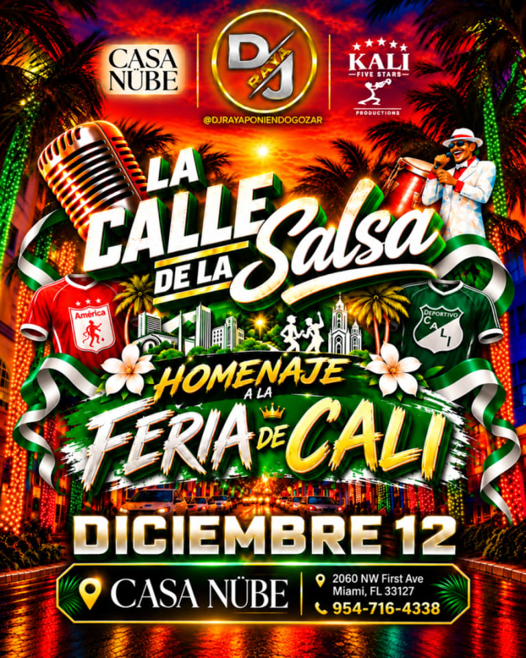Event - LA CALLE DE LA SALSA - FERIA DE CALI  - Miami, FL - sáb, 12 de diciembre de 2026} | concert tickets