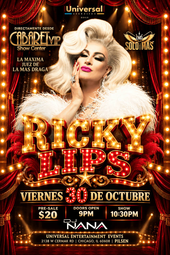 Event - RICKY LIPS  - Chicago, Illinois - October 30, 2026 | concert tickets
