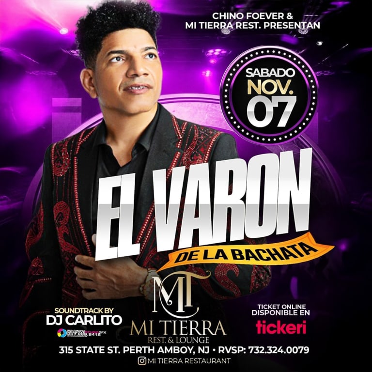 Event - El Varon de la Bachata en concierto - Perth Amboy, New Jersey - November 7, 2026 | concert tickets