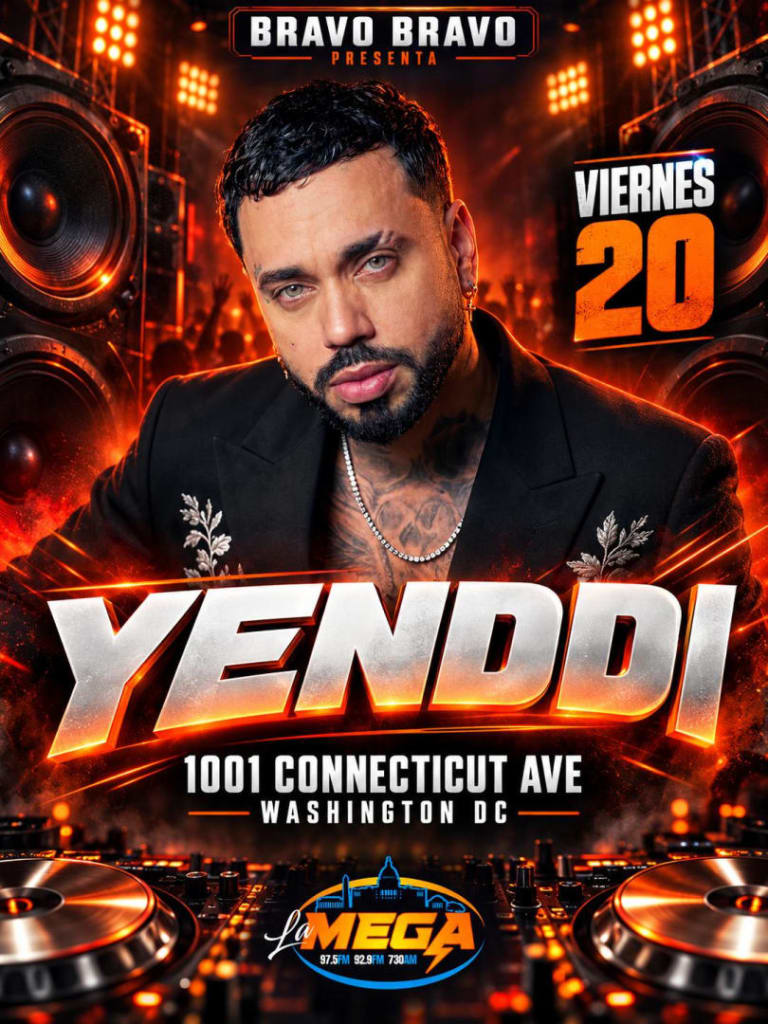 Event - YENDDI LA VOZ QUE ENCANTA - Washington, District of Columbia - November 20, 2026 | concert tickets