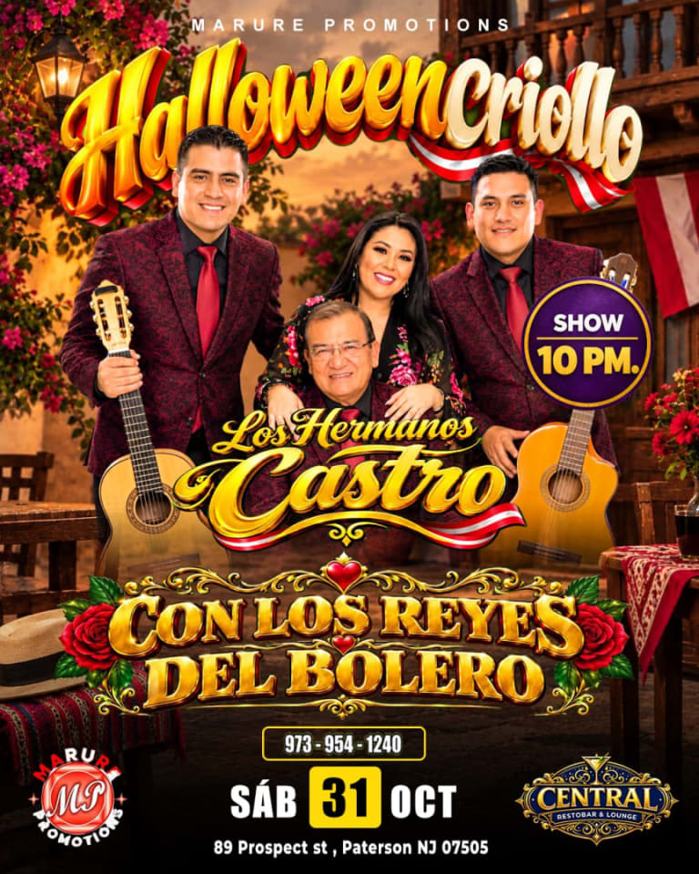 Event - Los Hermanos Castro en New Jersey - Paterson, New Jersey - October 31, 2026 | concert tickets