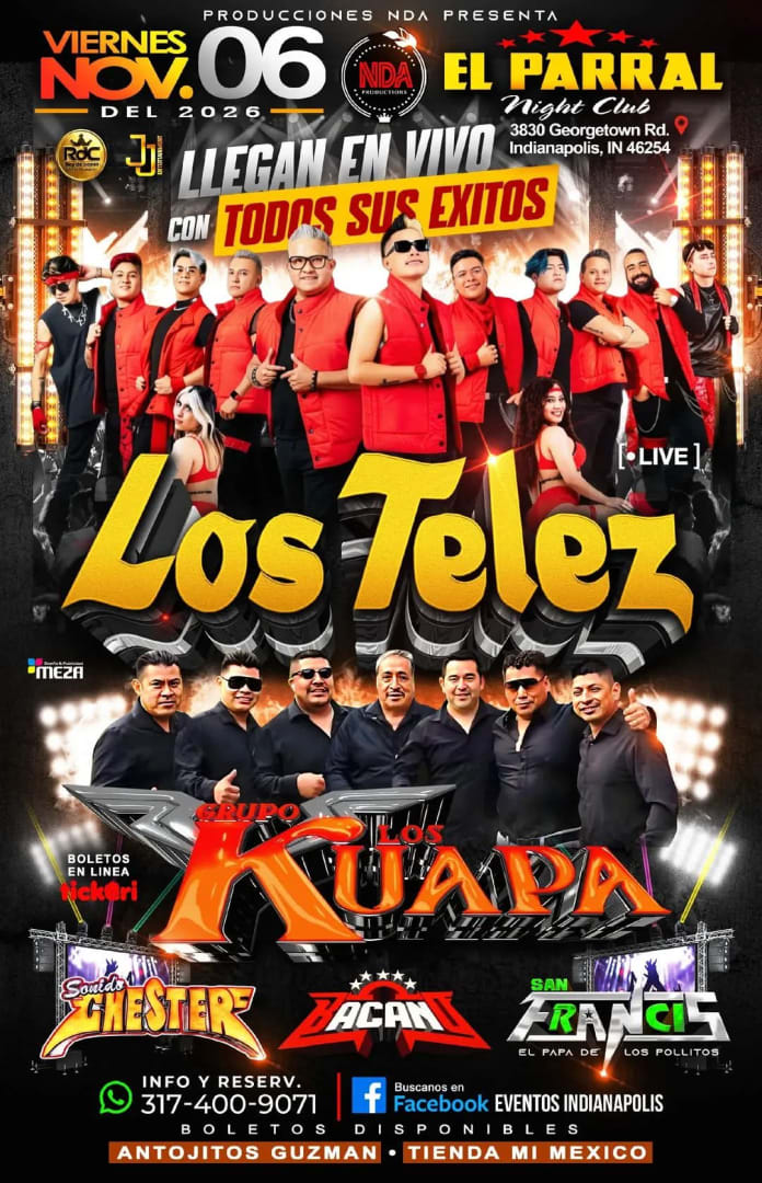 Event - Los Telez  - Indianapolis, Indiana - November 6, 2026 | concert tickets