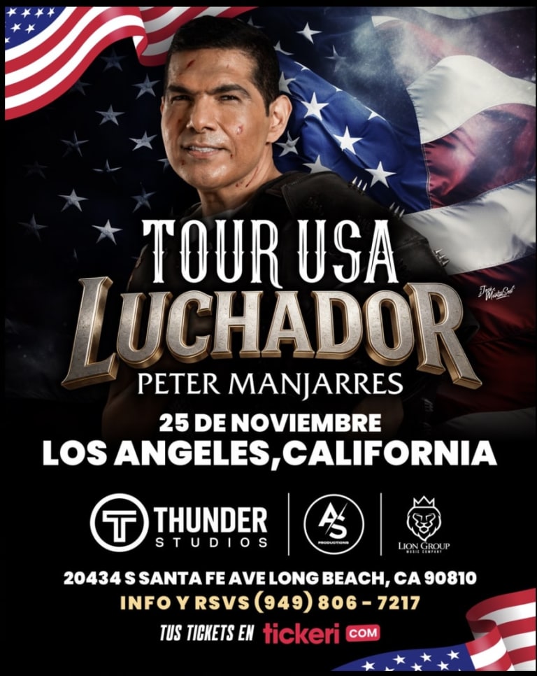 Event - PETER MANJARRES EN LOS ANGELES CA !  - Long Beach, California - November 25, 2026 | concert tickets