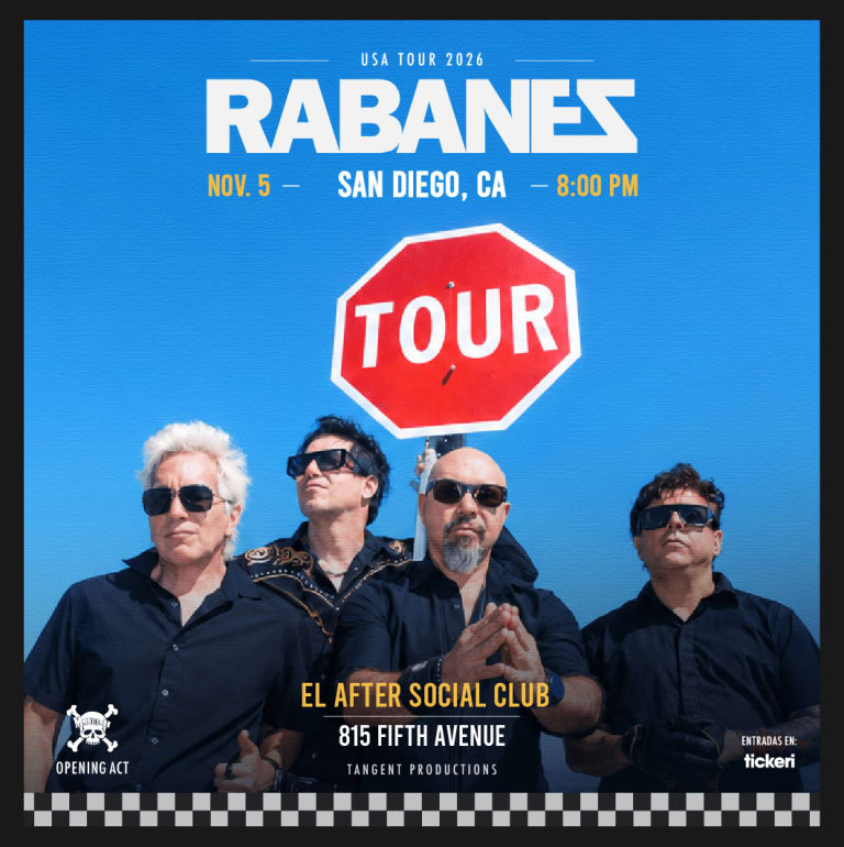 Event - LOS RABANES  en San Diego - California - San Diego, California - November 5, 2026 | concert tickets