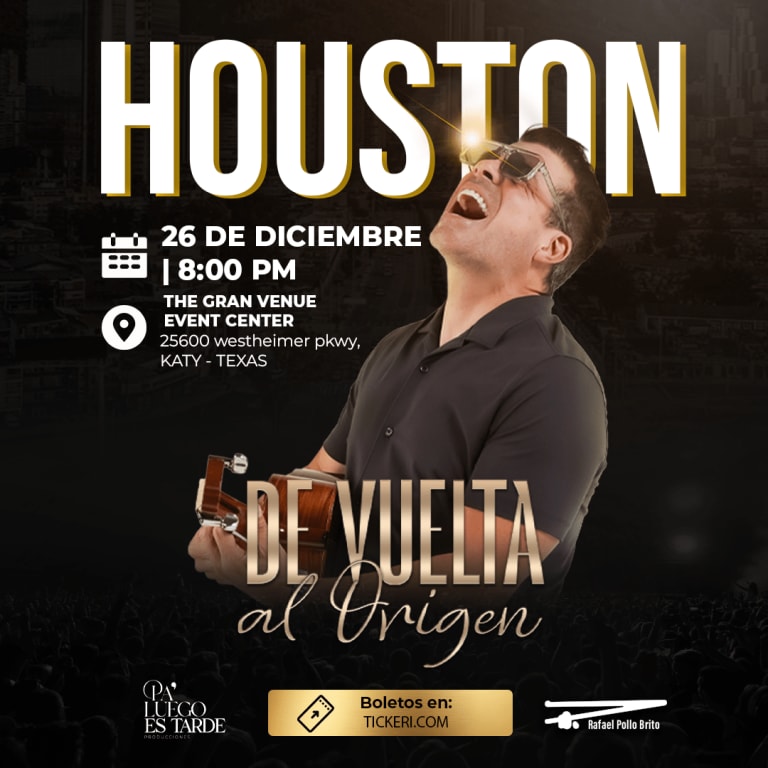 Event - Rafael Pollo Brito en vivo en Houston - Katy, Texas - 26 de diciembre de 2026 | concert tickets