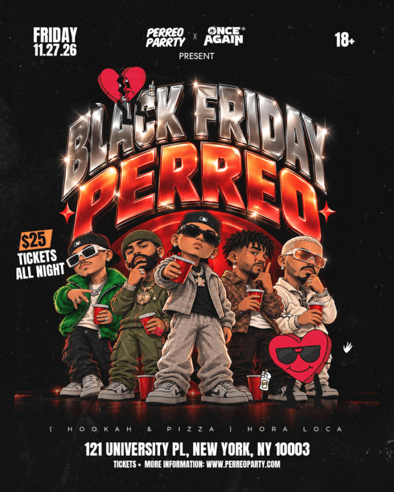 Event - Cabros Chicos: BLACK FRIDAY PERREO |  $25.00 TICKETS ALL NIGHT (18+) - New York, New York - November 27, 2026 | concert tickets