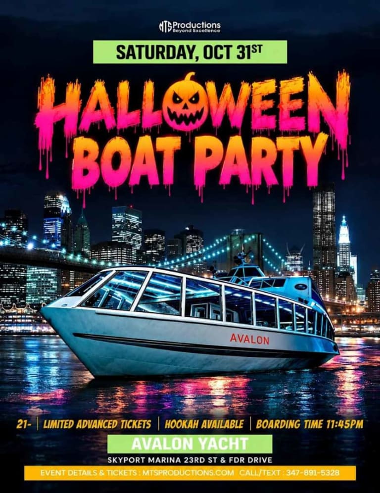 Event - Halloween Boat Party NYC 2026 at Avalon Yacht | October 31 - New York, New York - October 31, 2026 | concert tickets