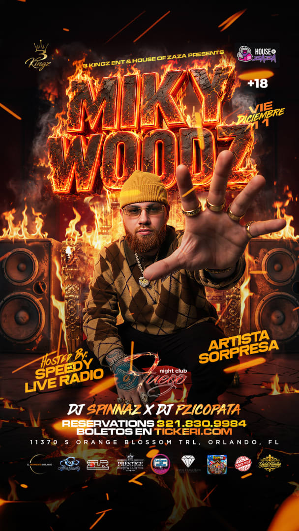 Event - 🦁MIKY WOODZ 🦁 - Orlando, Florida - December 11, 2026 | concert tickets
