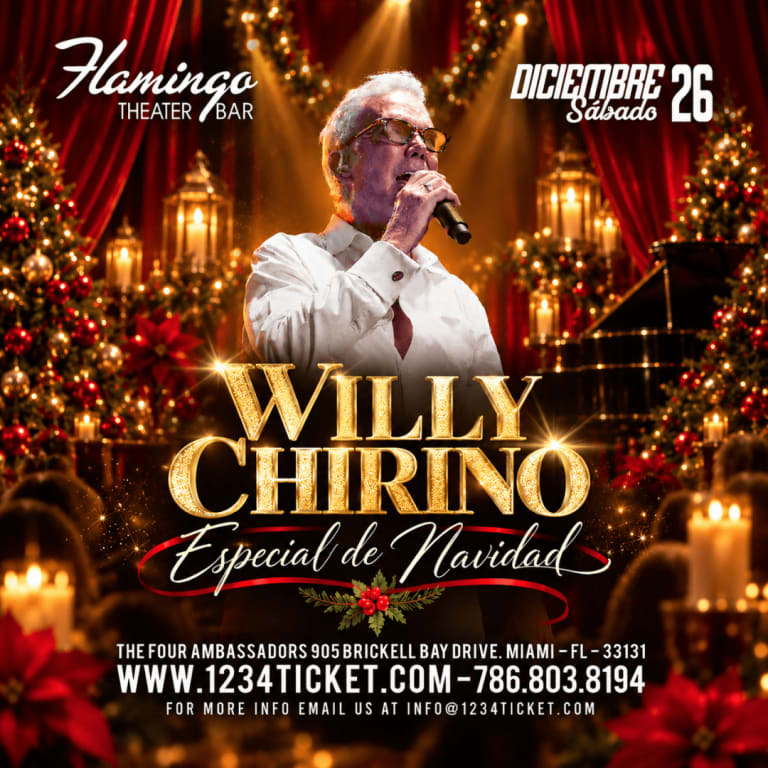 Event - Willy Chirino Intimo - Miami, Florida - December 26, 2026 | concert tickets