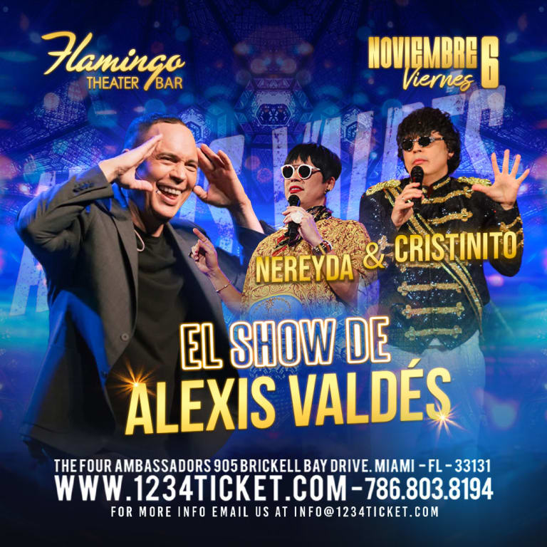 Event - Alexis Valdes - Miami, Florida - November 6, 2026 | concert tickets