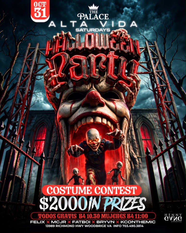 Event - ALTA VIDA SATURDAYS - HALLOWEEN Edition Oct 31 - Woodbridge, VA - Sat, October 31, 2026} | concert tickets