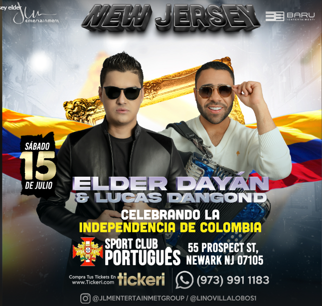 Event - ELDER DAYAN & LUCAS DANGOND EN VIVO ! NEWARK NJ - Newark, New Jersey - July 15, 2023 | concert tickets