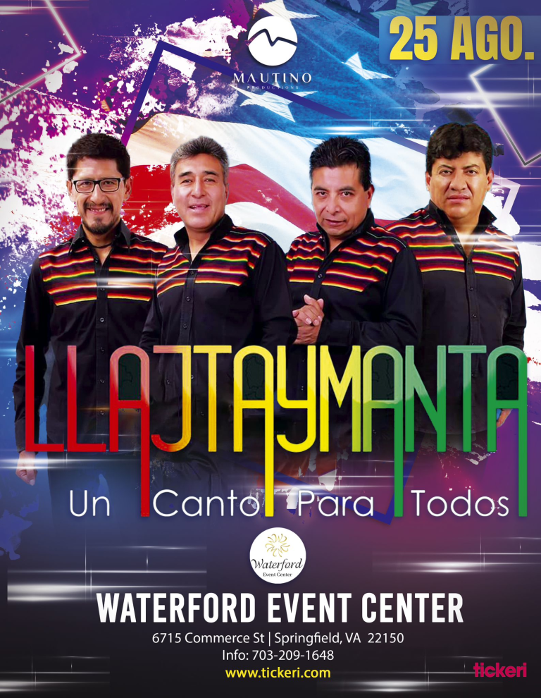 Event - LLAJTAYMANTA EN CONCIERTO ! SPRINGFIELD VA - Springfield, Virginia - August 25, 2023 | concert tickets