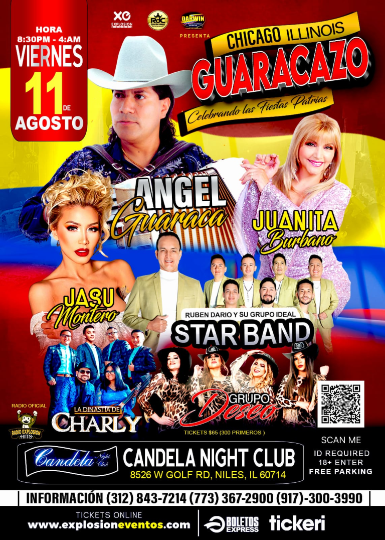 Event - GUARACAZO 2023 -  - Niles, Illinois - August 11, 2023 | concert tickets