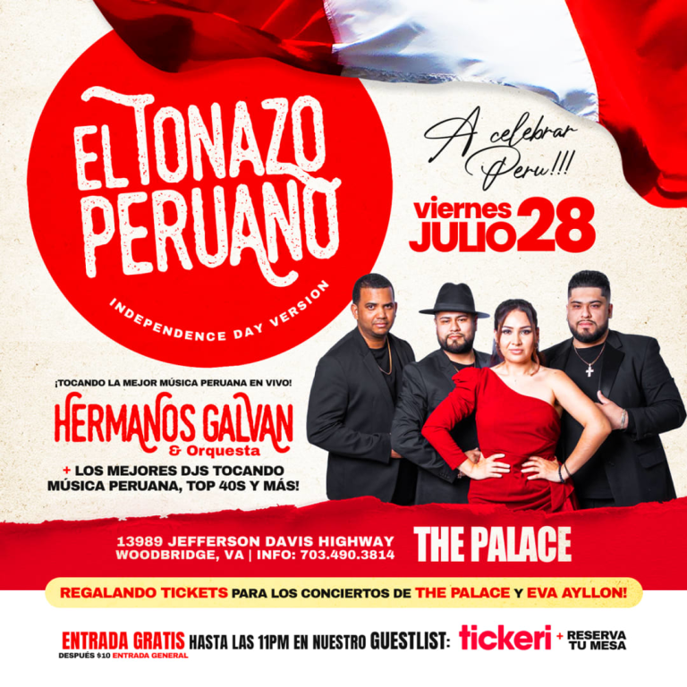 Event - Tonazo Peruano con musica en vivo y mas! - Woodbridge, Virginia - July 28, 2023 | concert tickets