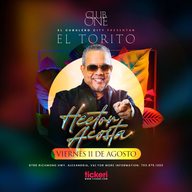 Event - HECTOR ACOSTA EL TORITO EN CONCIERTO!  - Alexandria, Virginia - August 11, 2023 | concert tickets