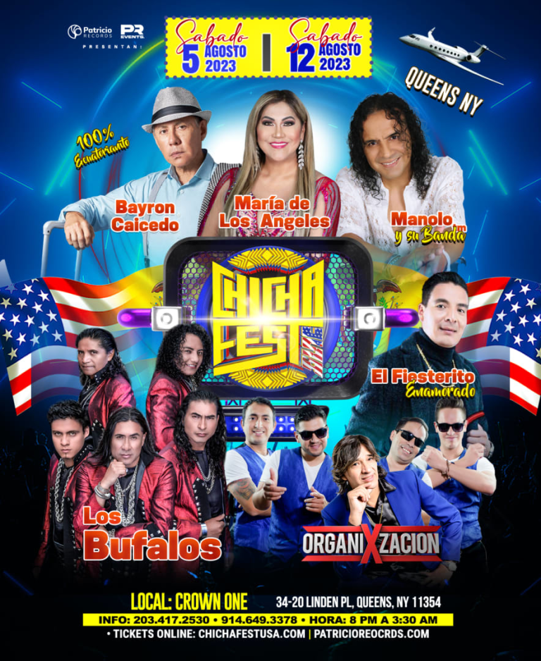 Event -  Chicha Fest USA - Queens NY Aug 5 - Flushing, New York - August 5, 2023 | concert tickets