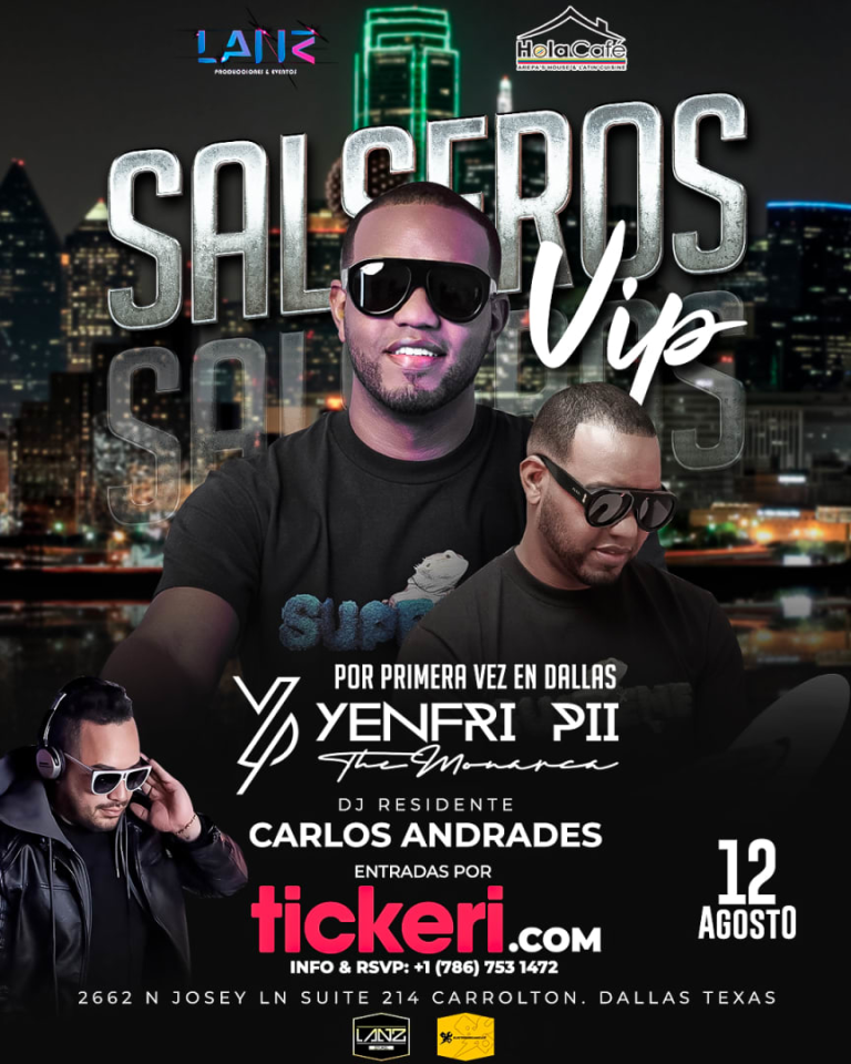 Event - SALSEROS VIP DALLAS DJ YENFRI  - Carrollton, Texas - August 12, 2023 | concert tickets