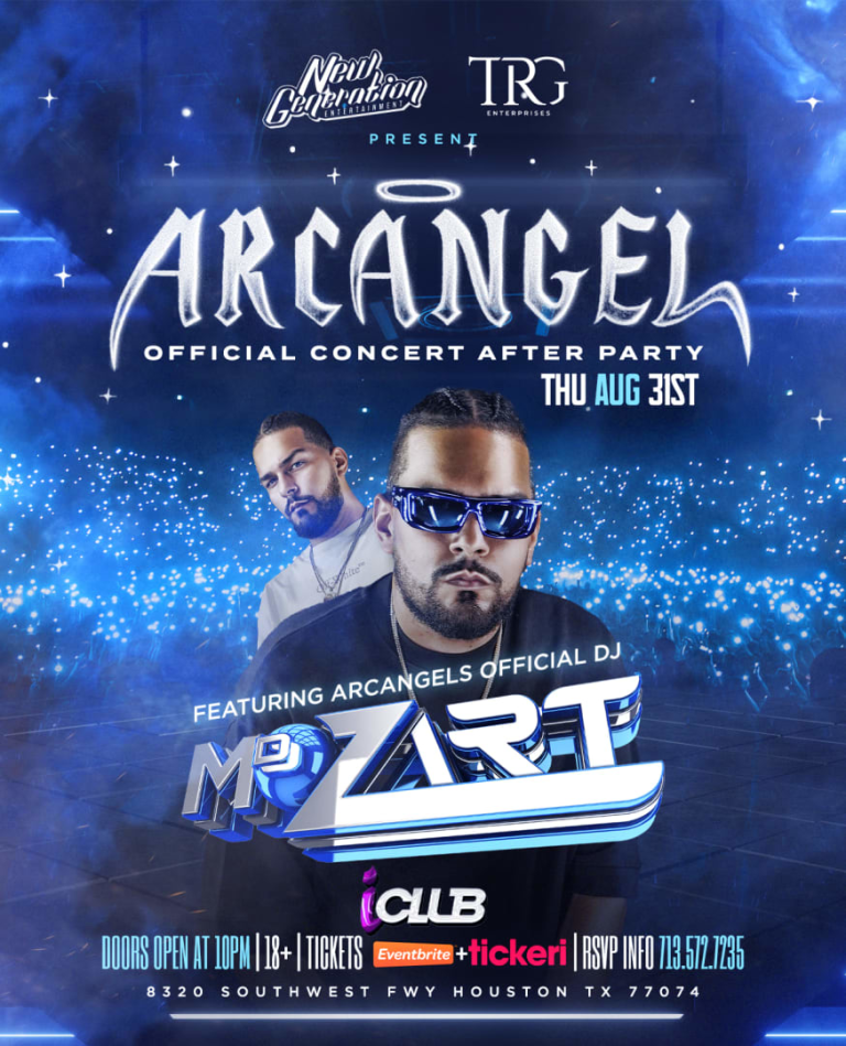 Event - Arcangel Official After Party - Houston, Texas - August 31, 2023 | concert tickets
