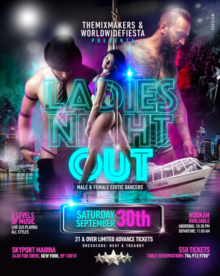 Event - LADIES NIGHT OUT BOAT PARTY - New York, New York - September 30, 2023 | concert tickets