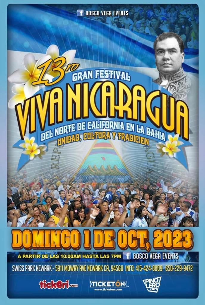 Event - 13ro GRAN  FESTIVAL VIVA NICARAGUA  - Newark, California - October 1, 2023 | concert tickets