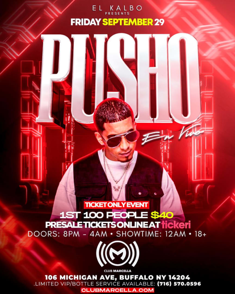 Event - Pusho  - Buffalo, New York - September 29, 2023 | concert tickets