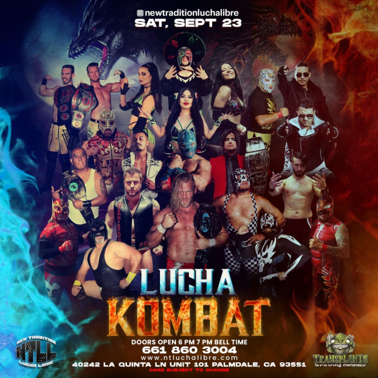 Event - NTLL LUCHA KOMBAT EN VIVO ! Lucha Libre Pro Wrestling Live - Palmdale, California - September 23, 2023 | concert tickets