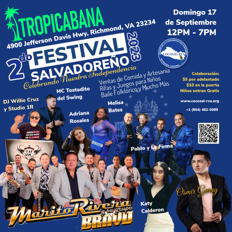 Event - 2do Festival Salvadoreño Anual en Richmond, VA - Richmond, Virginia - September 17, 2023 | concert tickets