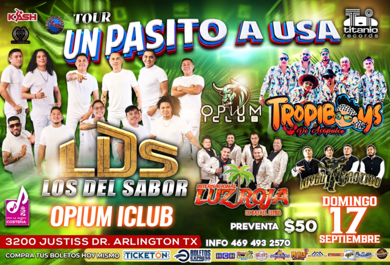 Event - LOS DEL SABOR EN CONCIERTO ! - Arlington, Texas - September 17, 2023 | concert tickets