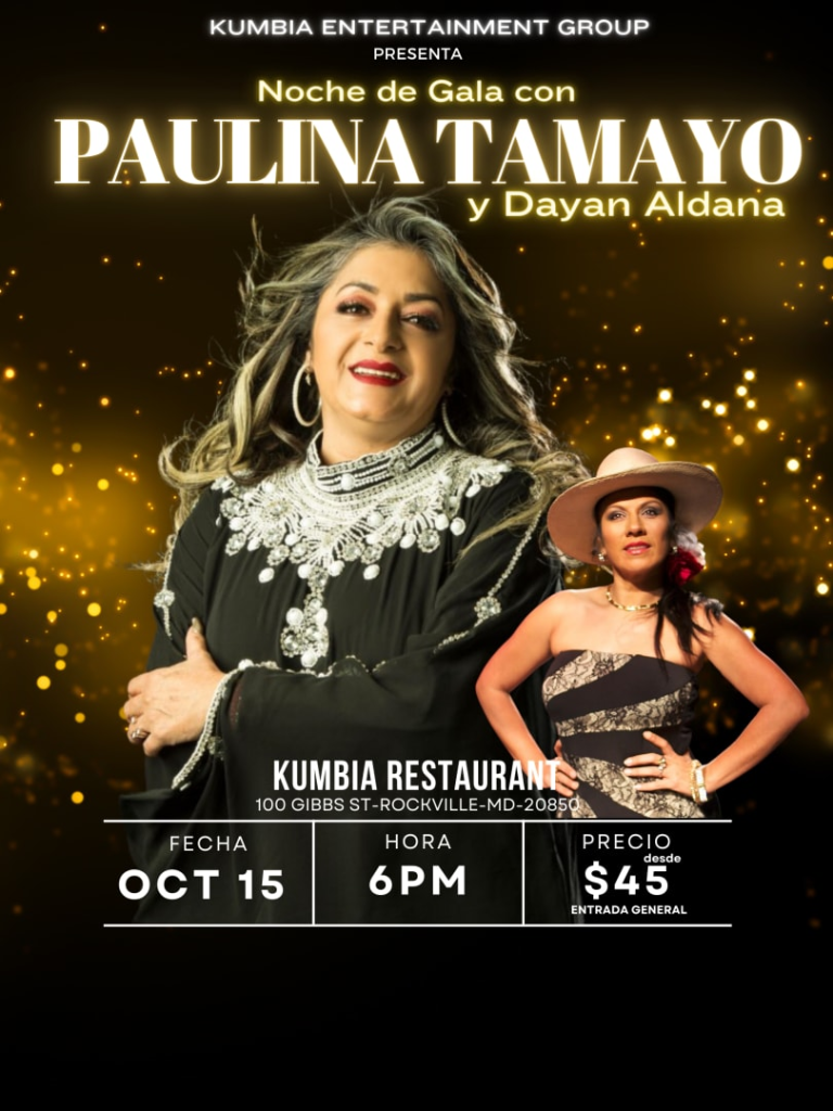 Event - Paulina Tamayo - Rockville, Maryland - 15 de octubre de 2023 | concert tickets