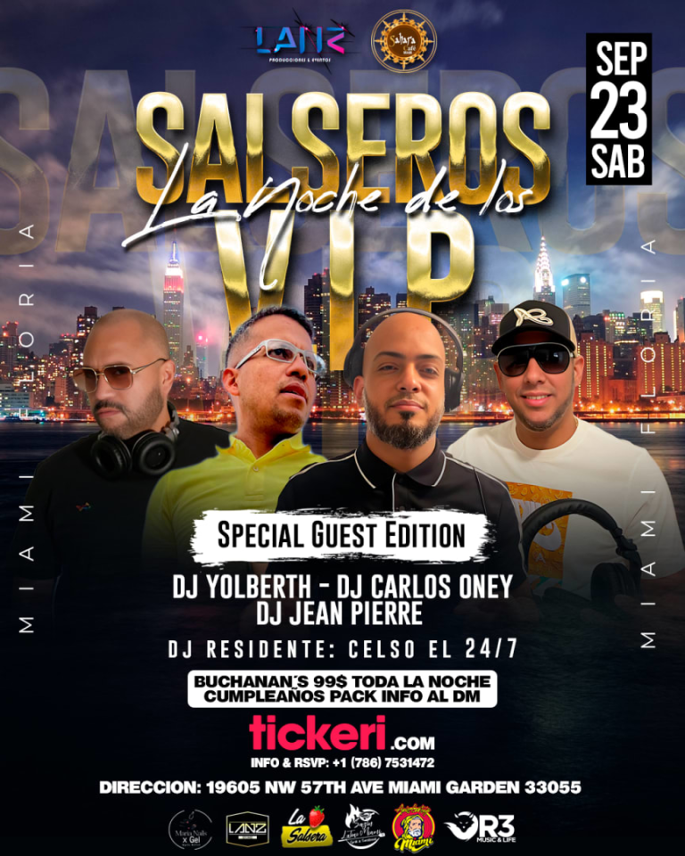 Event - LA NOCHE DE LOS SALSEROS VIP MIAMI - Miami Gardens, Florida - September 21, 2023 | concert tickets