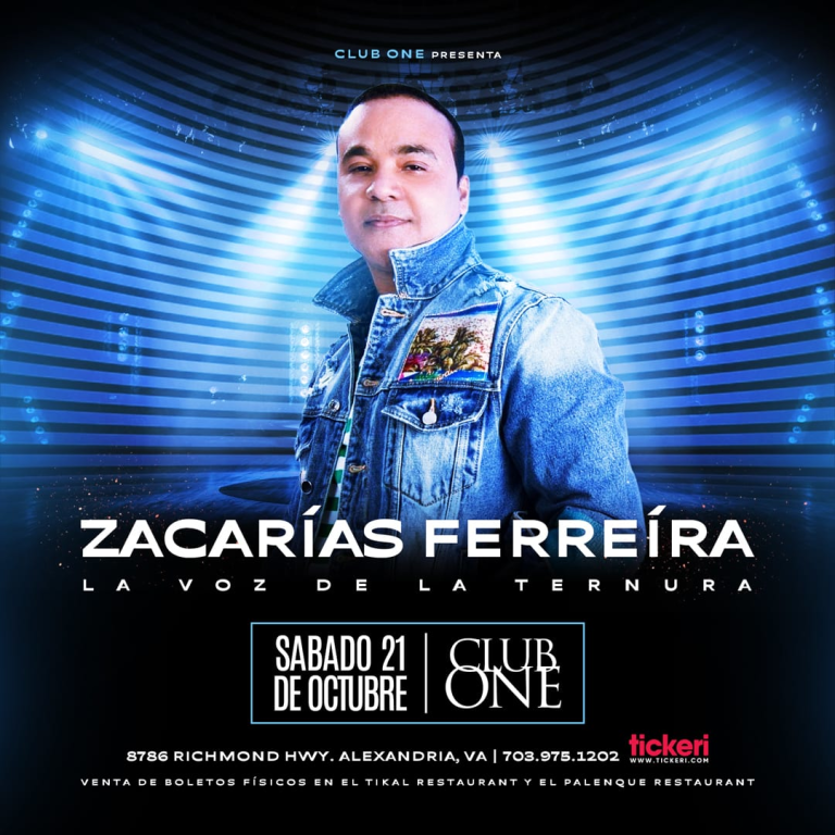 Event - ZACARIAS FERREIRA EN CONCIERTO ! - Alexandria, Virginia - October 21, 2023 | concert tickets