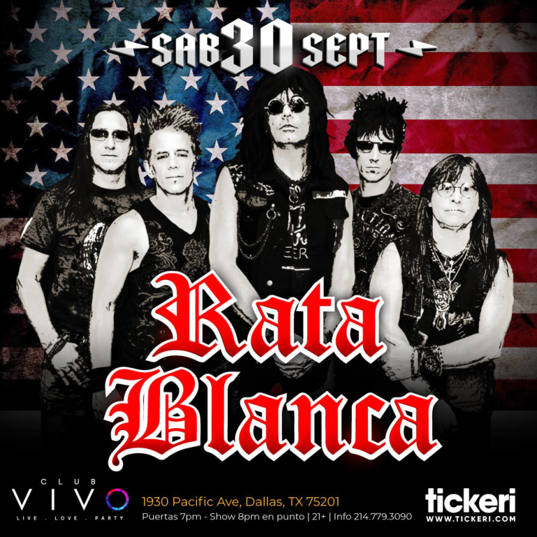 Event - RATA BLANCA EN DALLAS - Dallas, Texas - September 30, 2023 | concert tickets