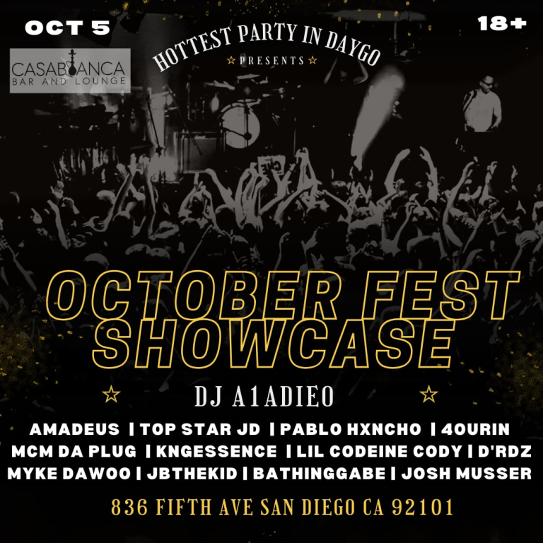 Event - October fest (Jb the kid/4ourin) - San Diego, California - 5 de octubre de 2023 | concert tickets