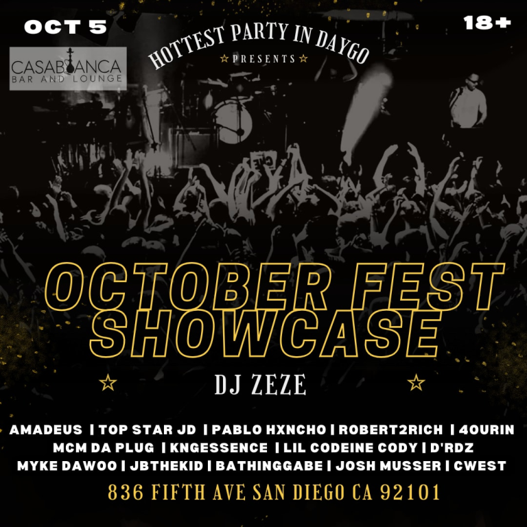 Event - October Fest showcase  - San Diego, California - October 5, 2023 | concert tickets