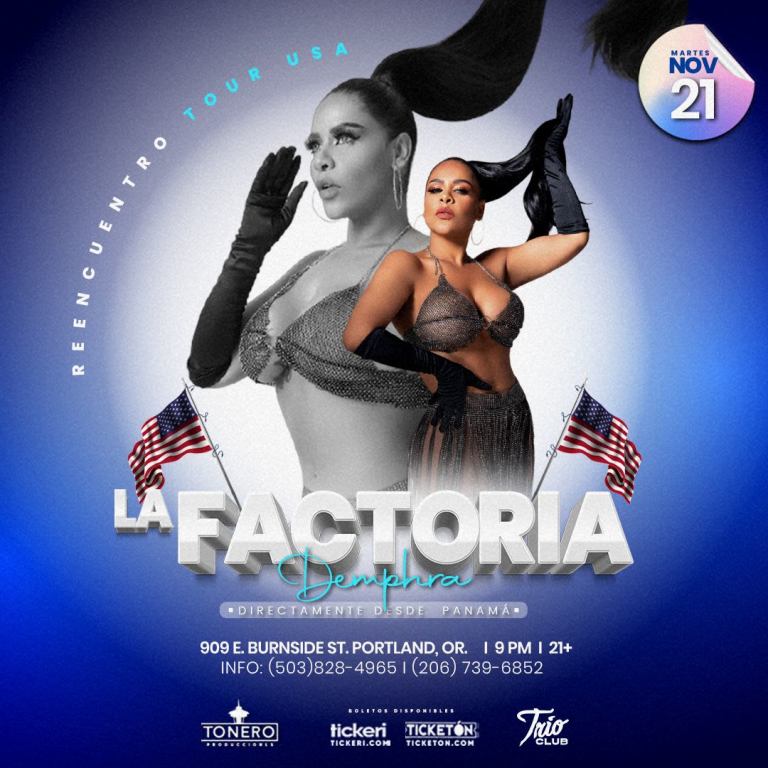 Event - DEMPHRA LA FACTORIA  EN OREGON - cancelled - Portland, Oregon - November 21, 2023 | concert tickets