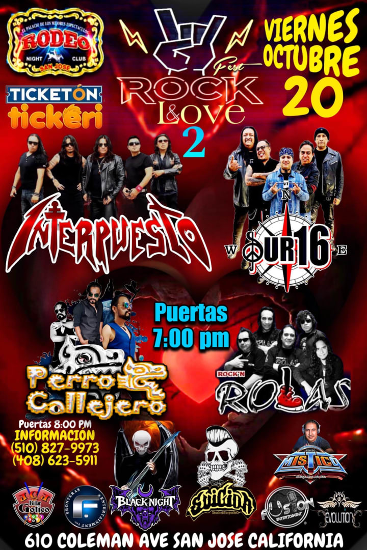 Event - ROCK & LOVE FEST 2 - San Jose, California - October 20, 2023 | concert tickets