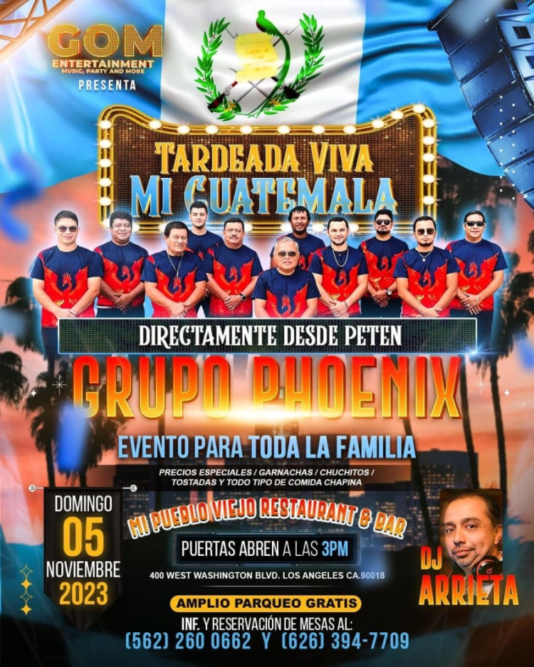 Event - Concierto Grupo Phoenix De Peten  - Los Angeles, California - November 5, 2023 | concert tickets
