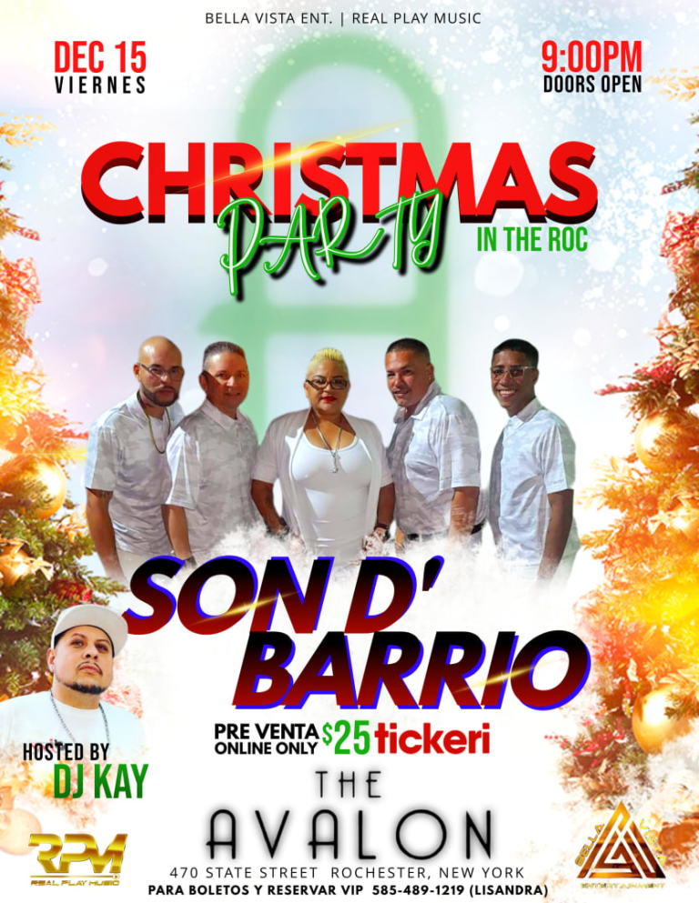 Event - SON D BARRIO LIVE @ THE AVALON ROC - Rochester, New York - December 15, 2023 | concert tickets