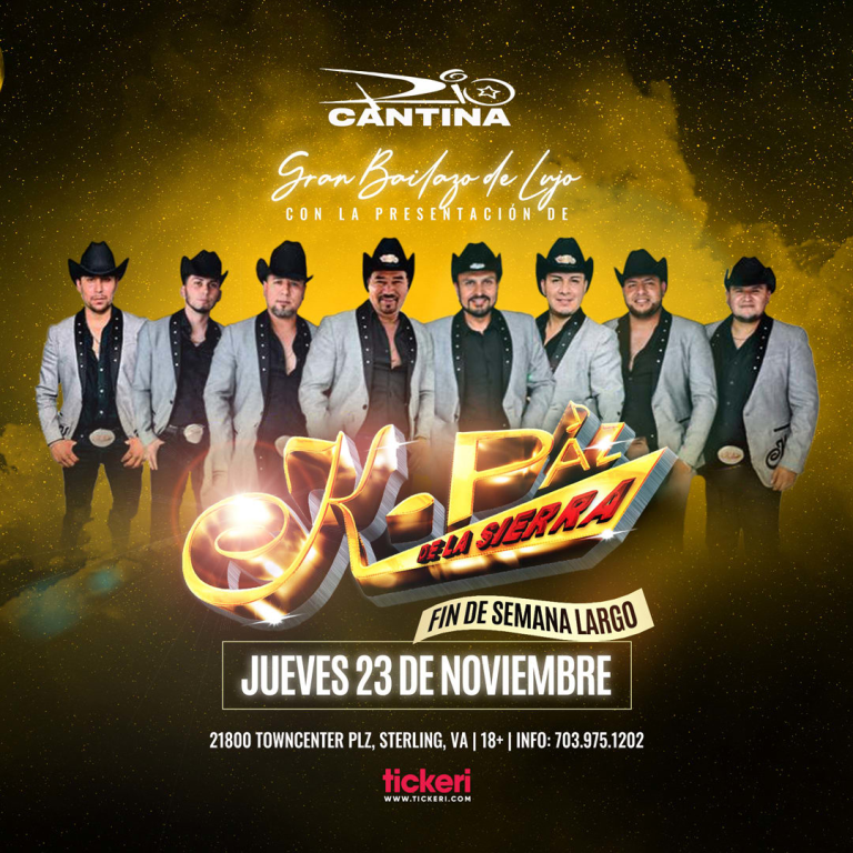 Event - K - PAZ DE LA SIERRA EN CONCIERTO ! - Sterling, Virginia - November 23, 2023 | concert tickets
