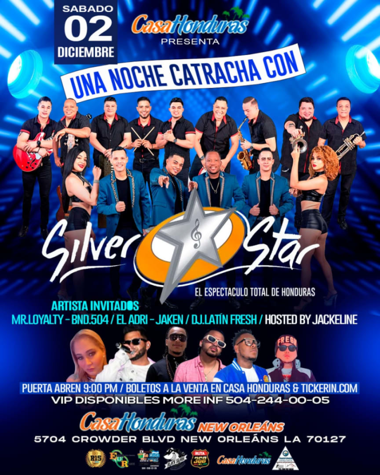 Event - LOS SILVER STAR EN CONCIERTO EN NEW ORLEÁNS  - New Orleans, Louisiana - December 2, 2023 | concert tickets