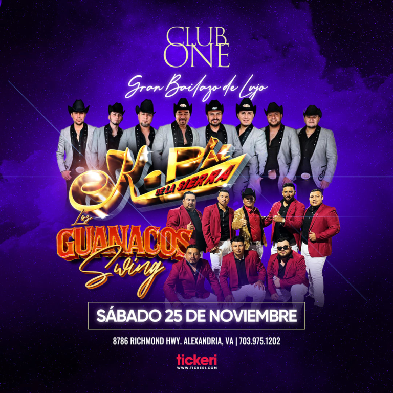 Event - K-Paz de la Sierra y lLos Guanacos Swing - Alexandria, Virginia - November 25, 2023 | concert tickets