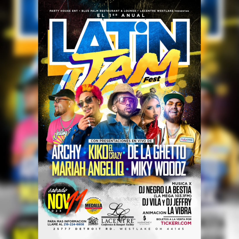 Event - LATIN JAM FEST 2023 Sponsored by Medalla Light - Westlake, Ohio - November 11, 2023 | concert tickets